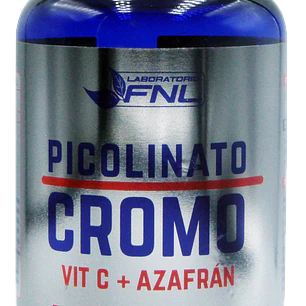 Picolinato de cromo + Azafrán + Vit C, 60 cápsulas, FNL