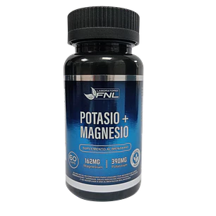 Potasio + Magnesio, 1.080 mg, 60 cápsulas, FNL
