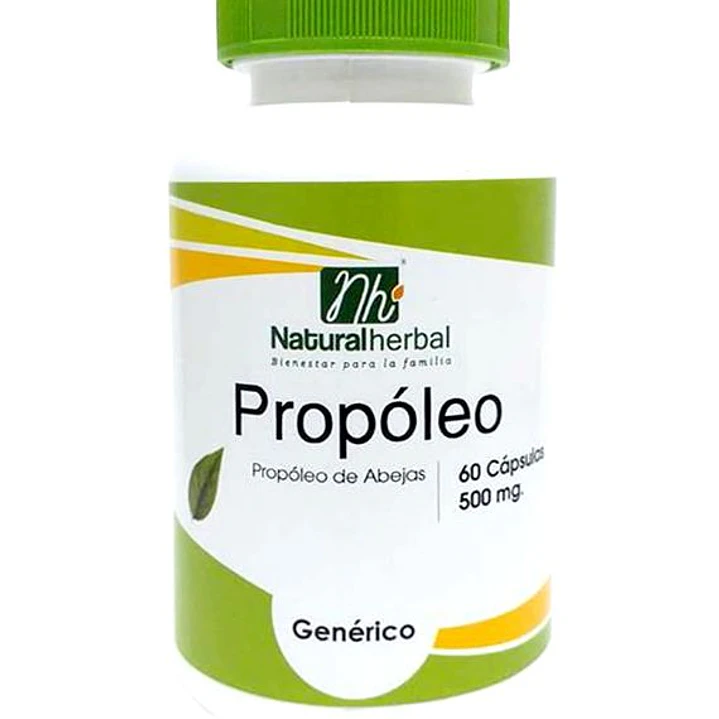 Propóleo, 60 cápsulas, Natural Herbal 1