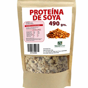 Proteína soya, 490 g, Natural Herbal