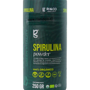 Spirulina polvo, 250 g, Ri and Co