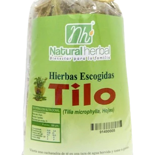 Tilo hierba bolsa, 30 g, Natural Herbal