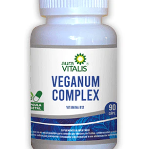 Veganum complex, 0,85 mg, 90 cápsulas, Auravitalis