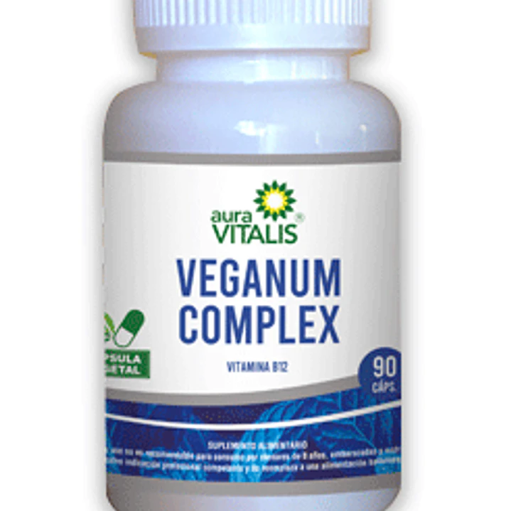 Veganum complex, 0,85 mg, 90 cápsulas, Auravitalis 1