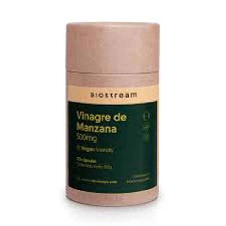 Vinagre de Manzana, 120 cápsulas, Biostream 1