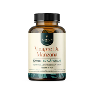 Vinagre de manzana, 400mg, 90 cápsulas, Karun life