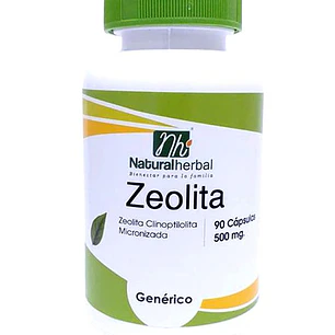 Zeolita, 90 cápsulas, Natural Herbal