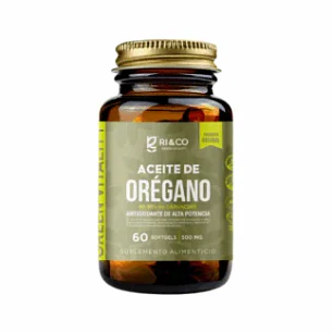 Aceite de orégano, 400 mg, 60 cápsulas, Ri and Co