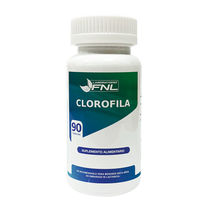 CLOROFILA, 500 mg, 90 cápsulas, FNL 1