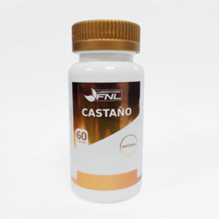 Castaño, 600 mg, 60 cápsulas, FNL 1