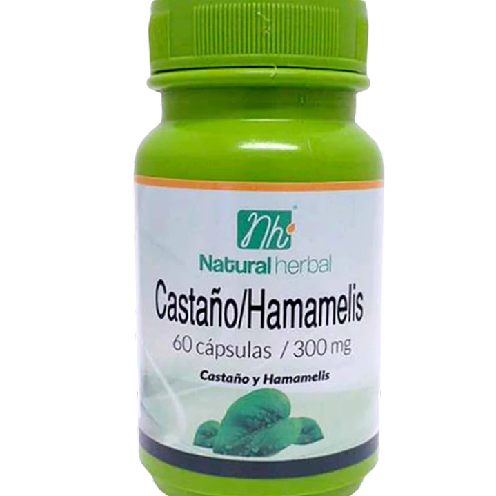 Castaño hammamelis, 60 cápsulas, Natural Herbal 1