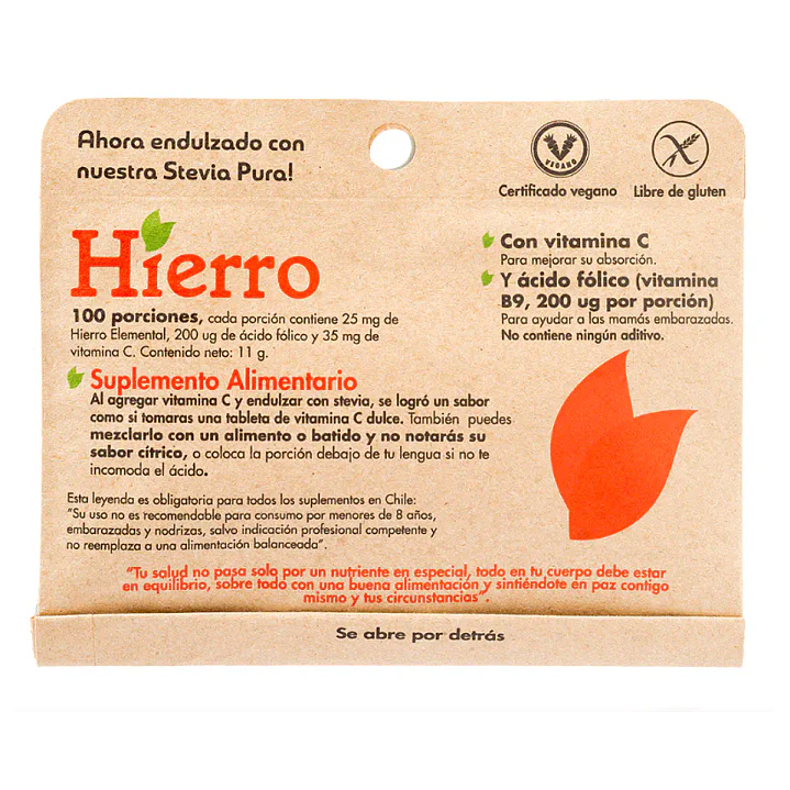 Hierro doypack, 11 g, Dulzura Natural 1