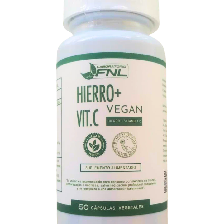 Hierro+Vit C, 60 cápsulas, FNL 1