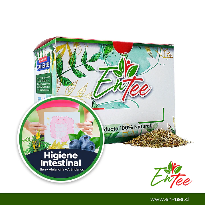 Infusión - Detox Intestino o Higiene Intestinal (Sen + Alejandría + Arándano), 18 sachets, ENTEE 1