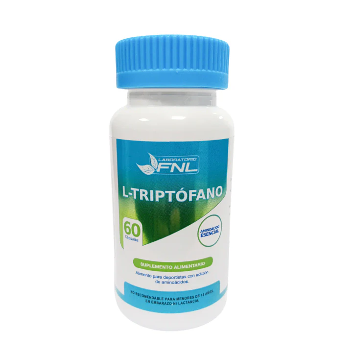 L Triptofáno, 100 mg, 60 cápsulas, FNL 1