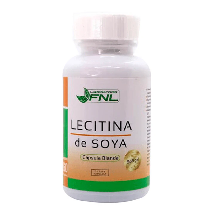 Lecitina de soya, 60 cápsulas, FNL 1