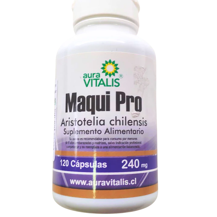 Maqui pro, 120 cápsulas, Auravitalis 1