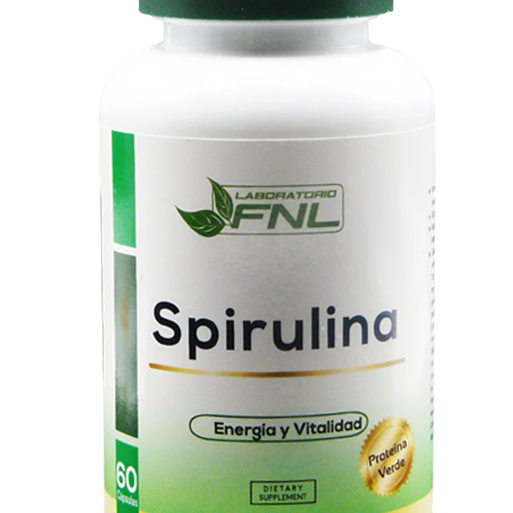 Spirulina, 60 cápsulas, FNL 1