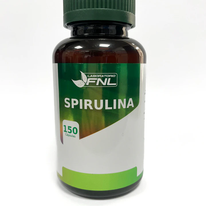 Spirulina máxima, 150 cápsulas, FNL 1
