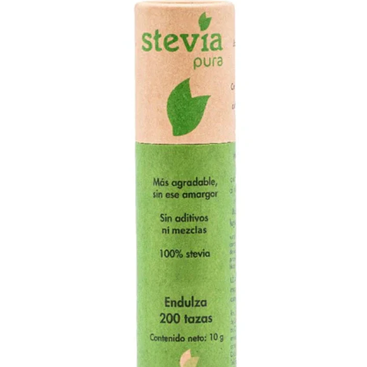 Stevia pura (Tubo), 10 g, Dulzura Natural 1