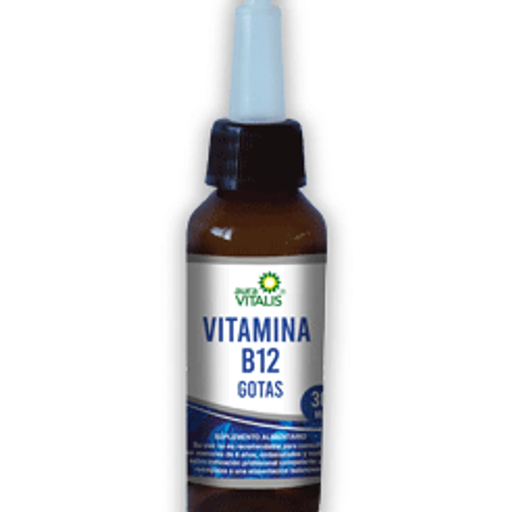 Vitamina B12 gotas, 30 ml, Auravitalis 1
