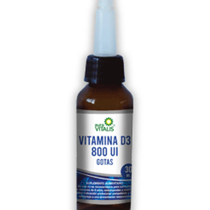 Vitamina D3 gotas, 30 ml, Auravitalis 1