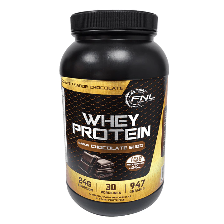 Whey Protein Chocolate Suizo, 947 g, FNL 1