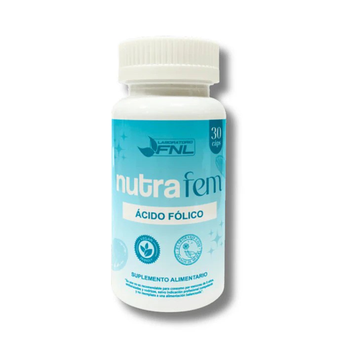 Ácido fólico nutrafem, 30 cápsulas, FNL 1