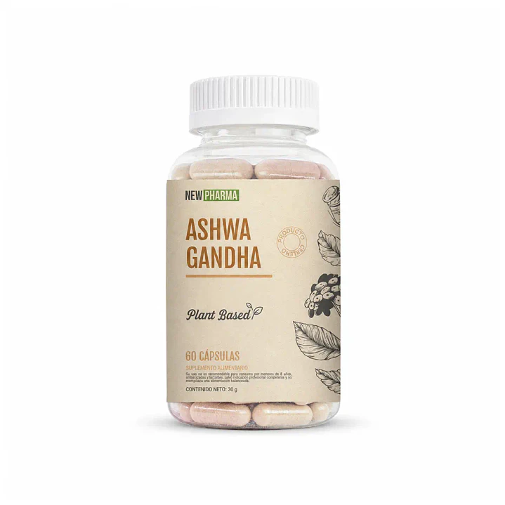 Ashwagandha, 60 cápsulas, NewPharma 1
