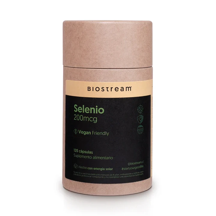 Selenio, 120 cápsulas, Biostream 1