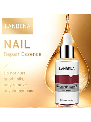 Esencia LANBENA para Reparación de Uñas con Extractos Naturales – Uso Tópico (15 ml)