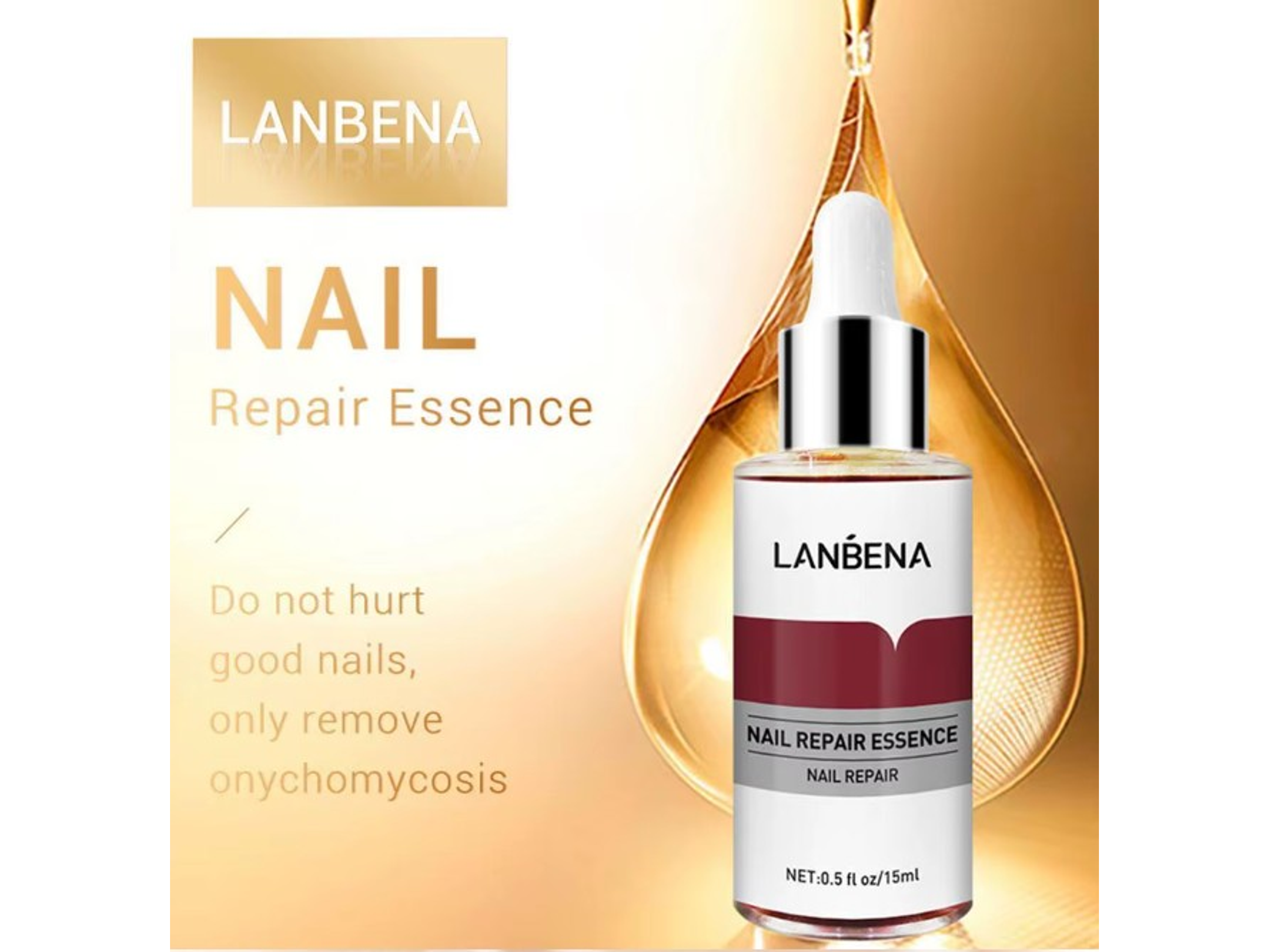 Esencia LANBENA para Reparación de Uñas con Extractos Naturales – Uso Tópico (15 ml) 2