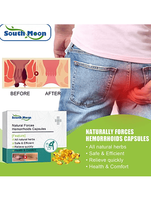 Cápsulas Herbales para el Cuidado Anal – 7 unidades