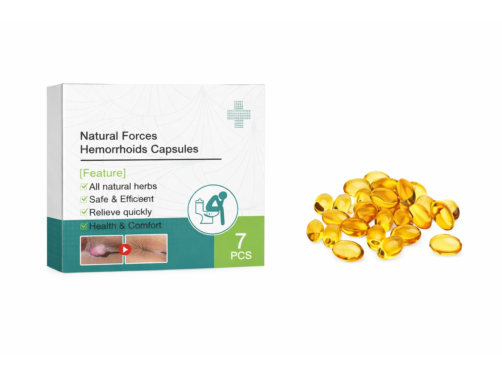 Cápsulas Herbales para el Cuidado Anal – 7 unidades 1