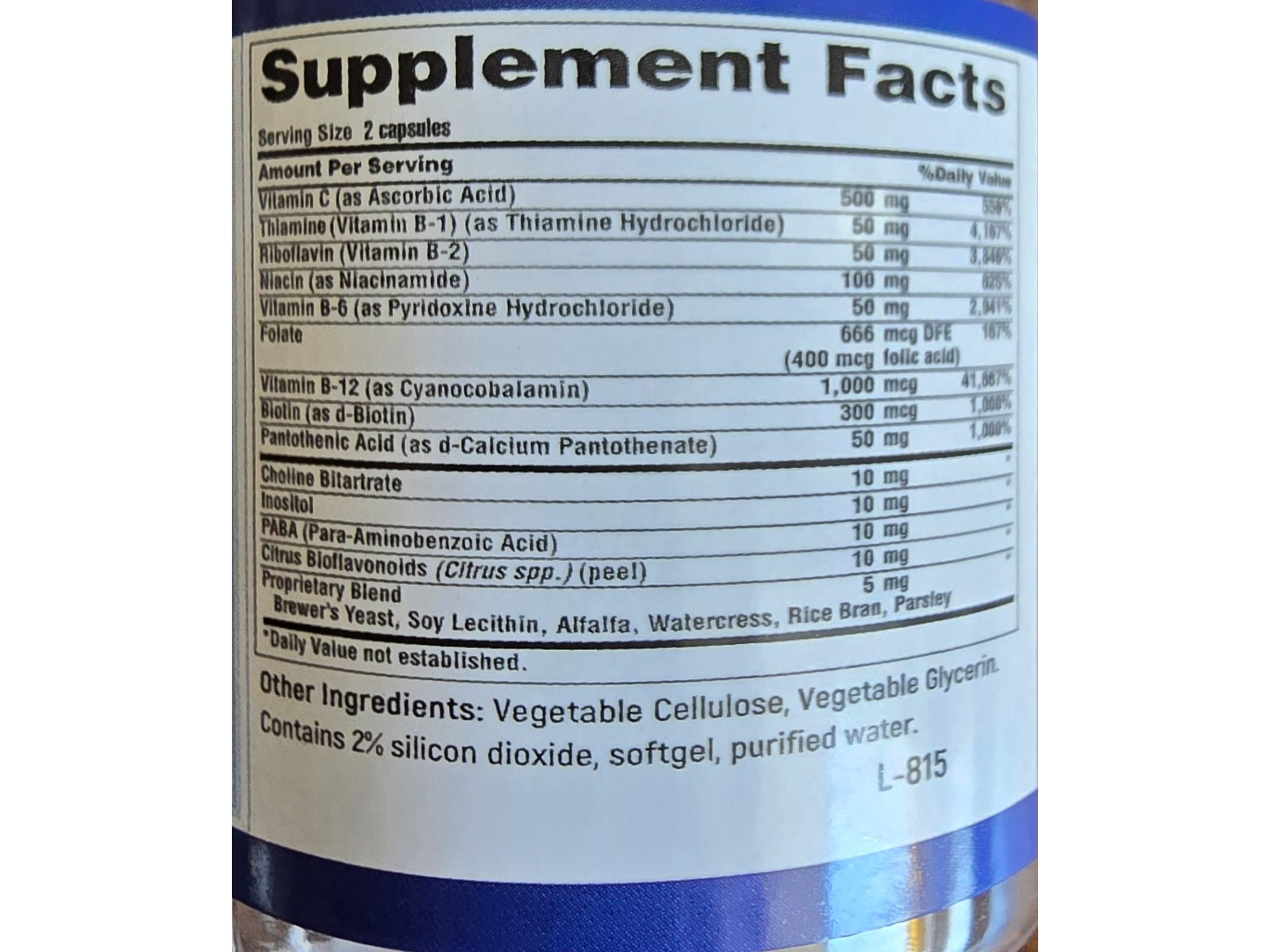 Vitaminas B + C – Poder Antiestrés, Energía y Bienestar (30 cápsulas) 2