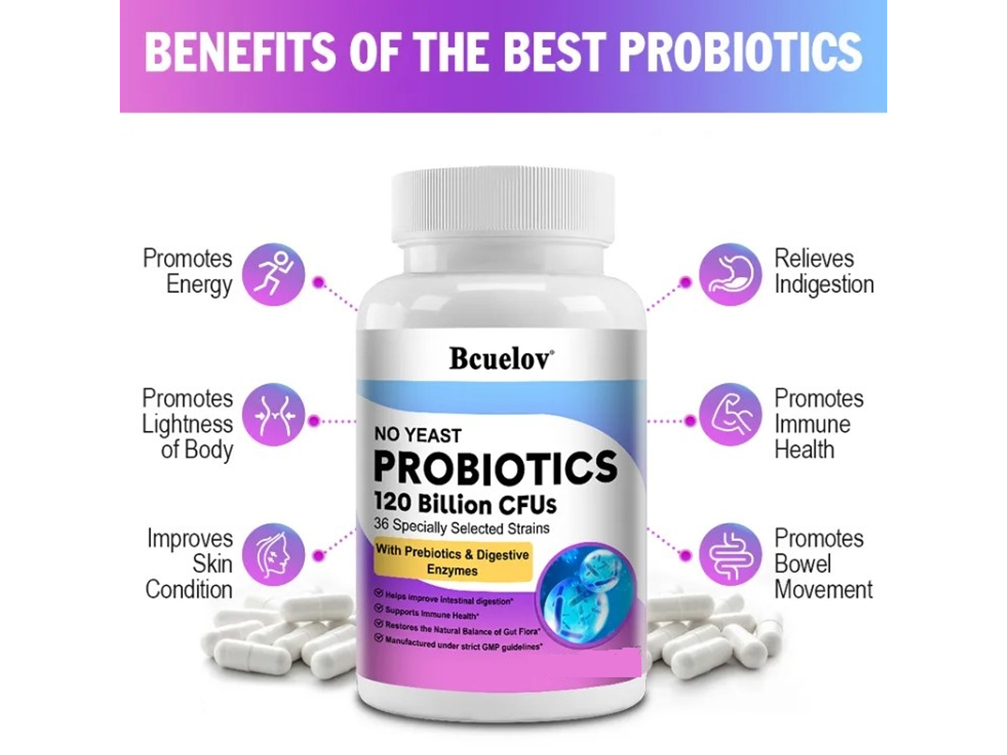 Probióticos – Suplemento Alimenticio (30 cápsulas) 3