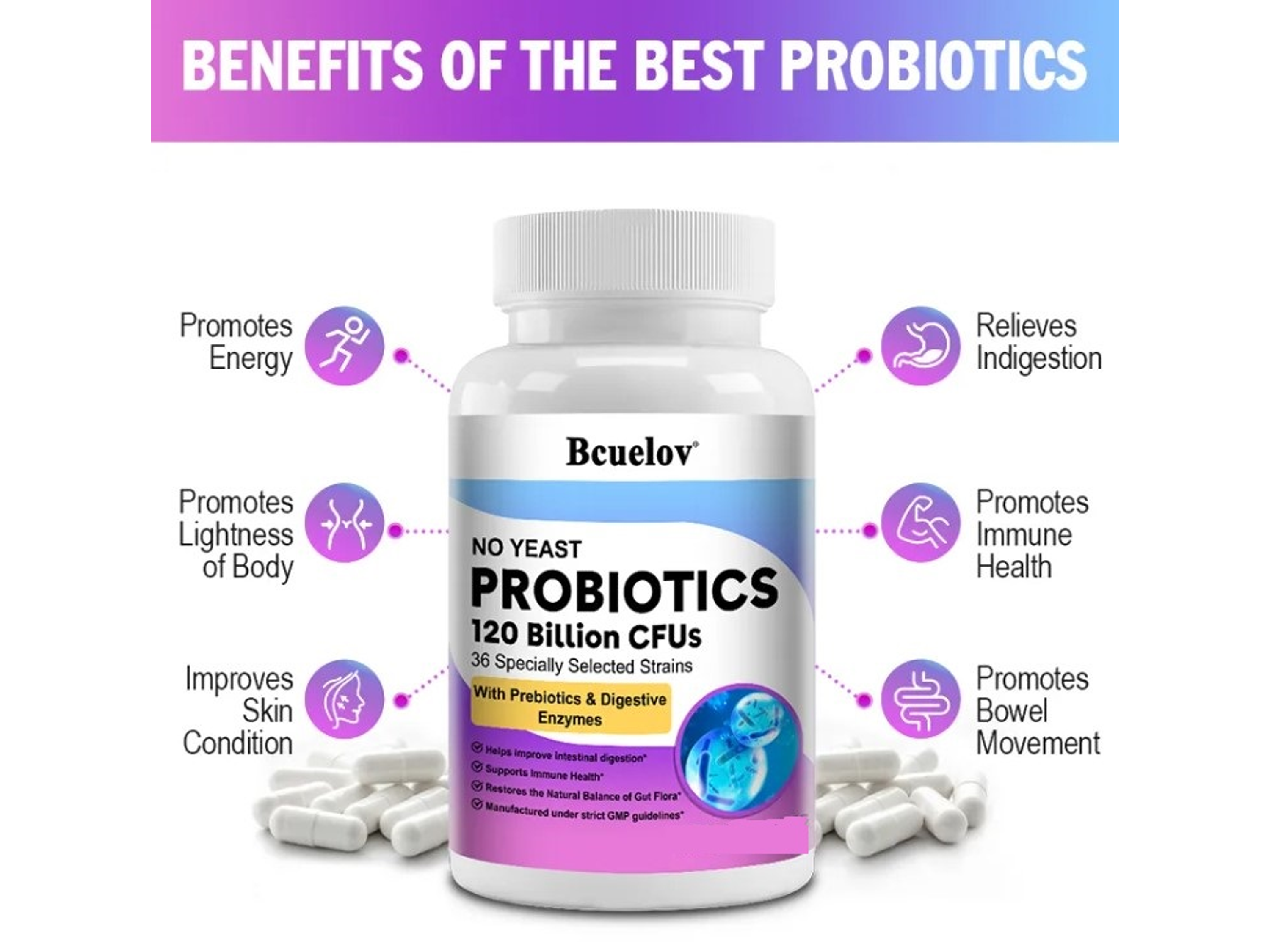 Probióticos – Suplemento Alimenticio (30 cápsulas) 3