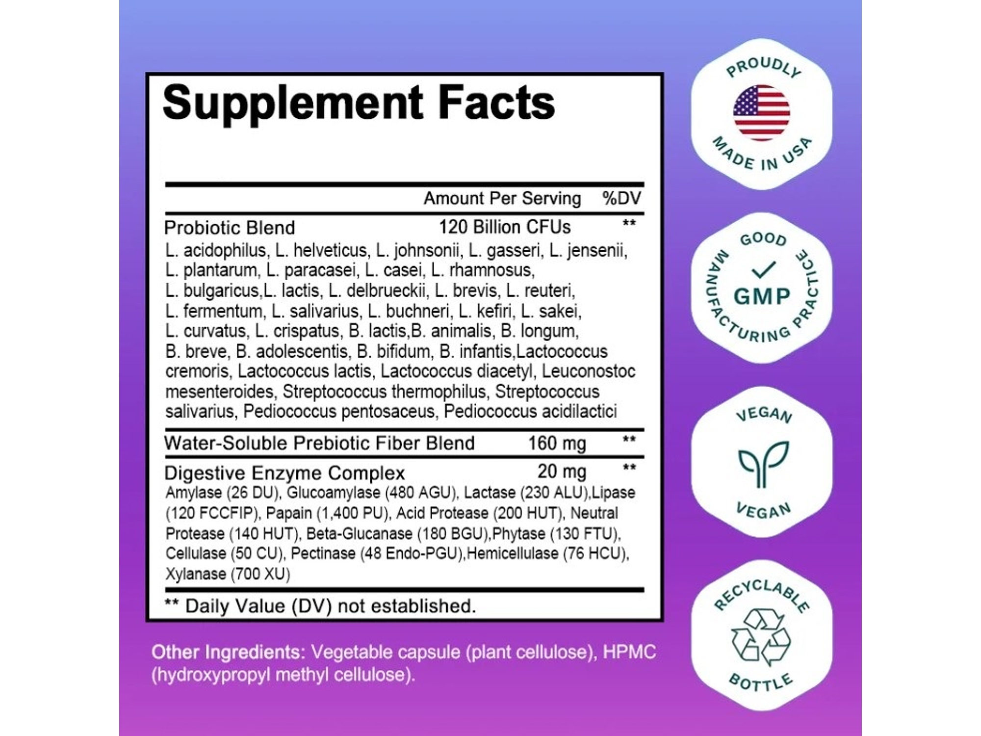 Probióticos – Suplemento Alimenticio (30 cápsulas) 4