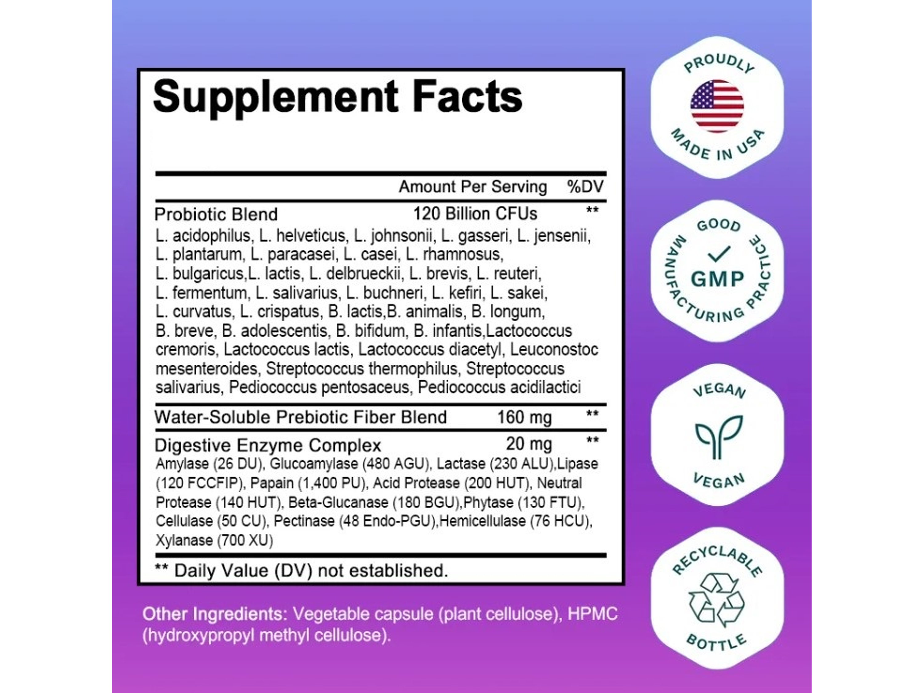 Probióticos – Suplemento Alimenticio (30 cápsulas) 4
