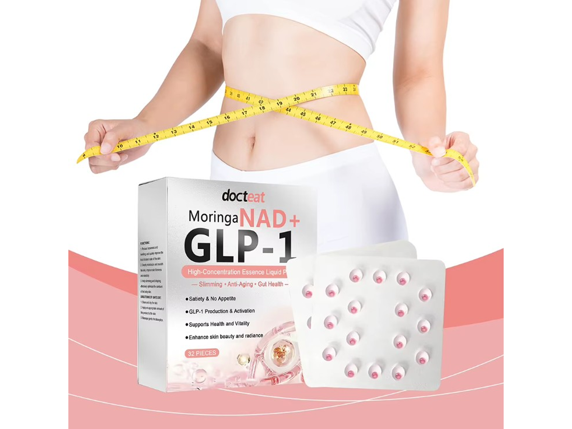 GLP-1, Moringa + NAD+  – 32 cápsulas 5