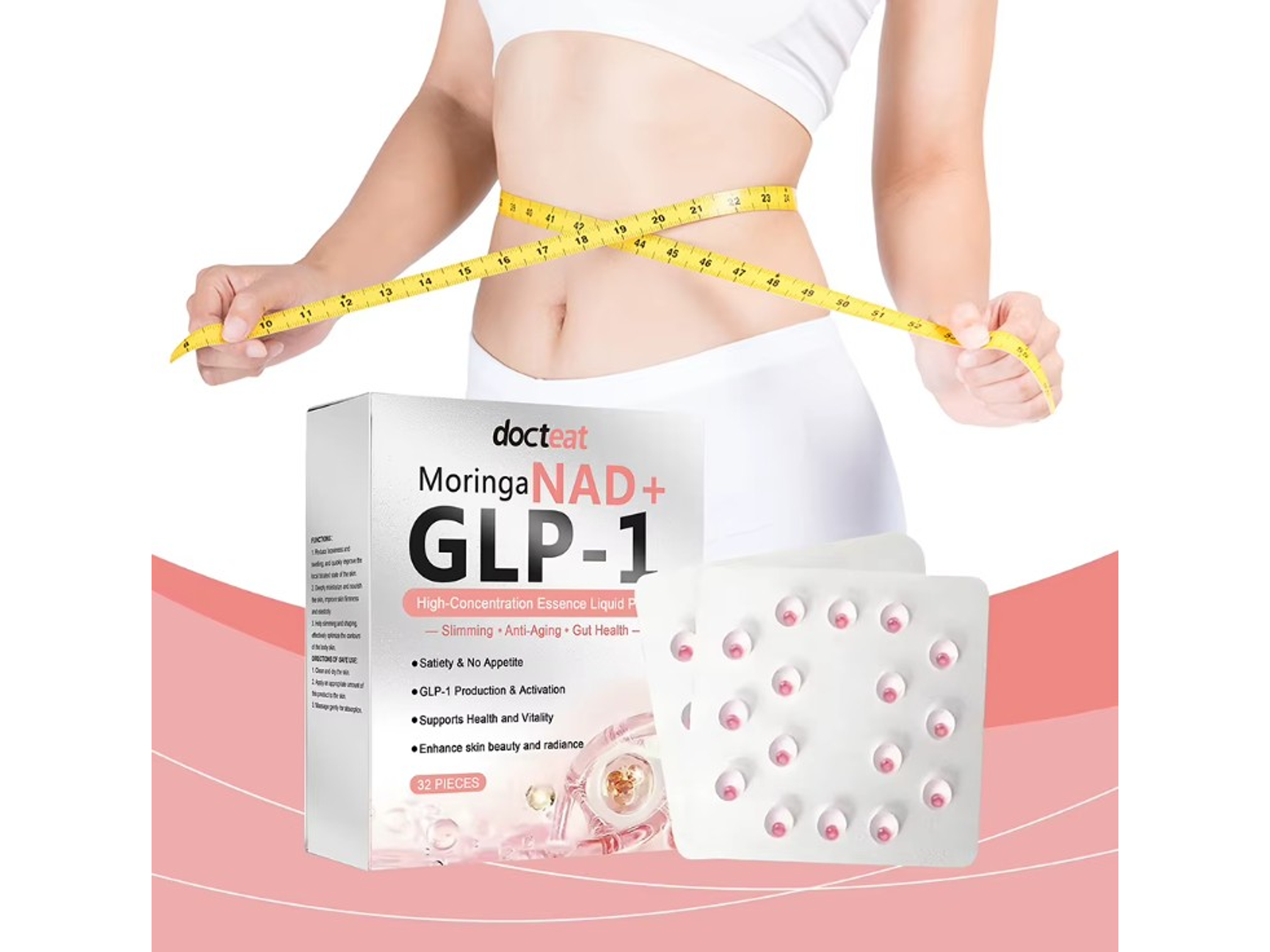 GLP-1, Moringa + NAD+  – 32 cápsulas 5