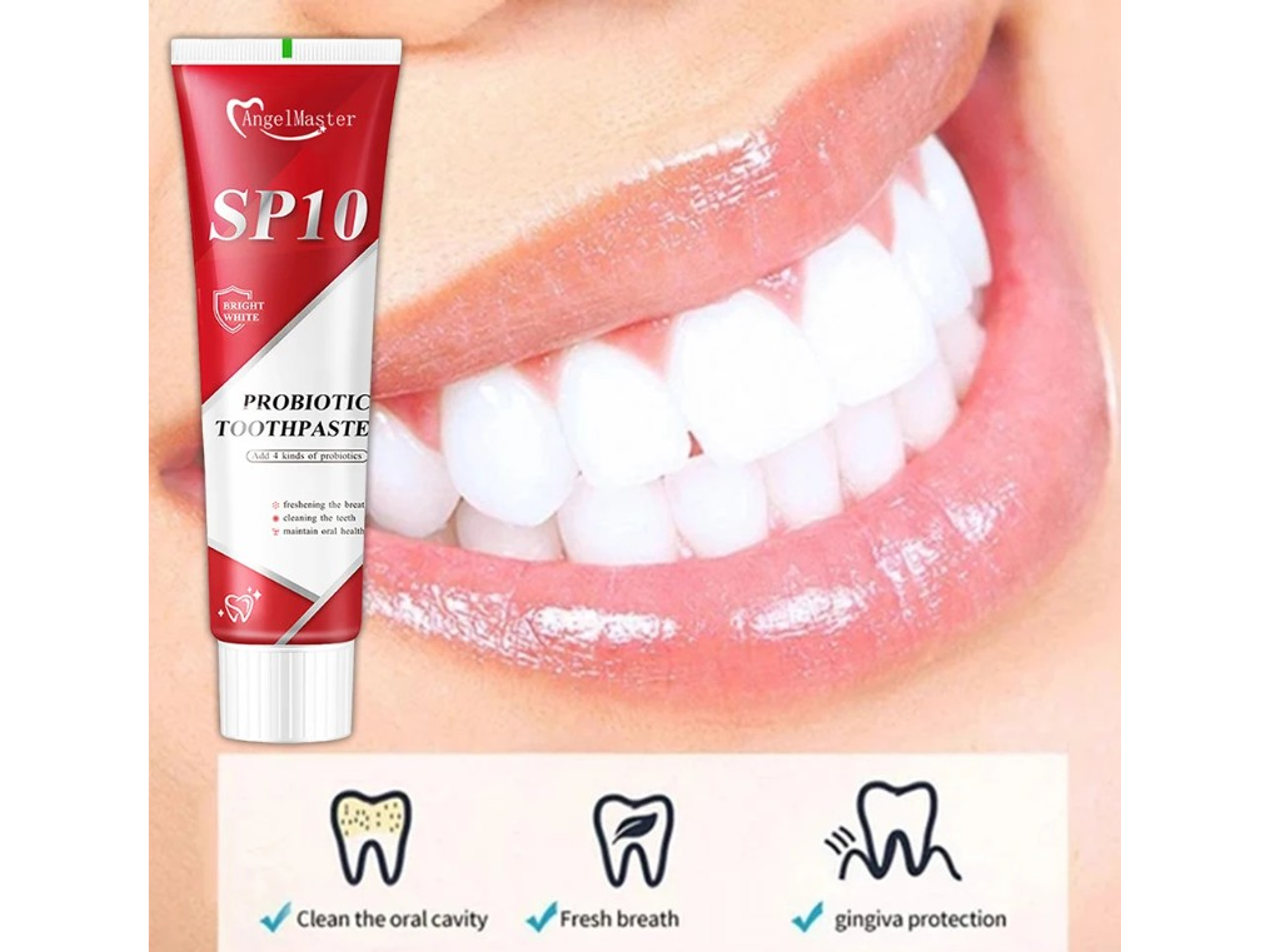 Pasta de Dientes Probiótica SP-10 con Aliento Fresco – 100 g 2