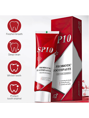 Pasta de Dientes Probiótica SP-10 con Aliento Fresco – 100 g