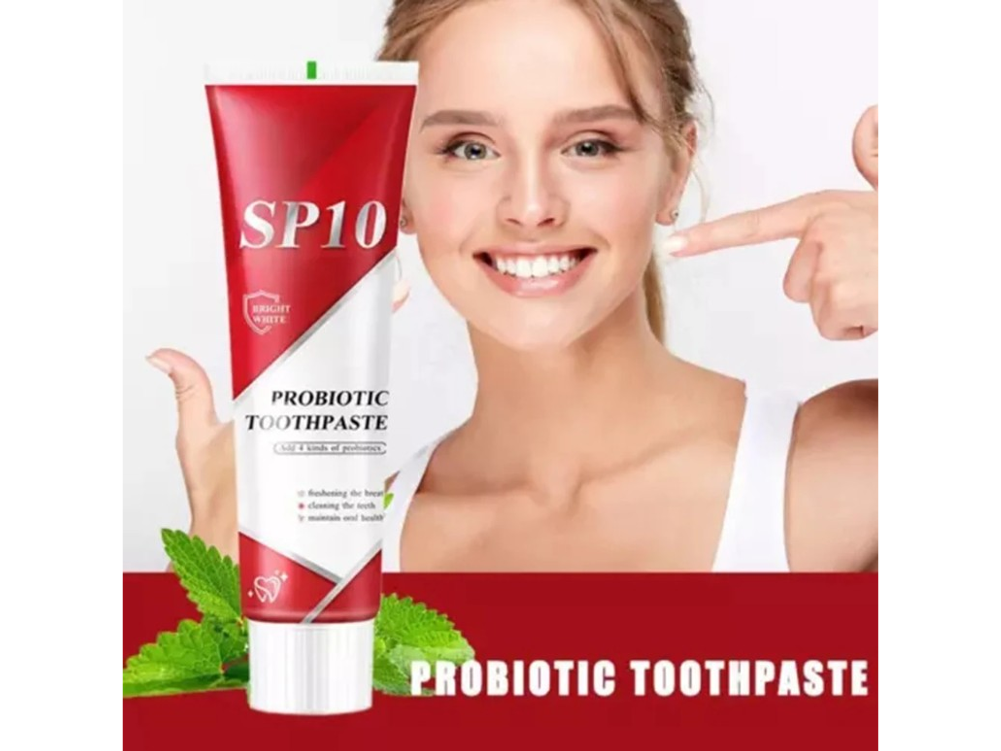 Pasta de Dientes Probiótica SP-10 con Aliento Fresco – 100 g 7