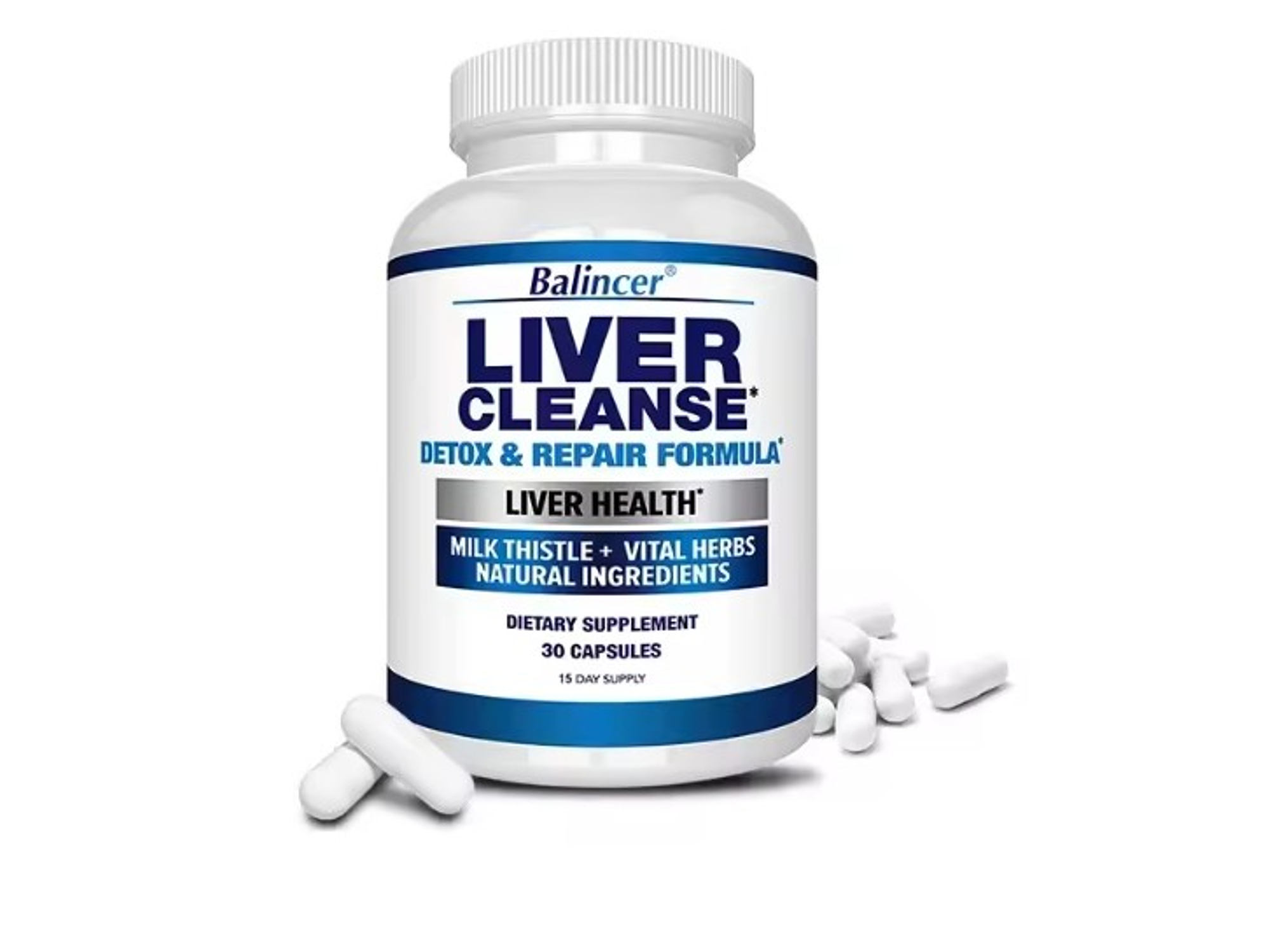 Suplemento natural con extracto de Silimarina para apoya la función hepática– 30 cápsulas 1