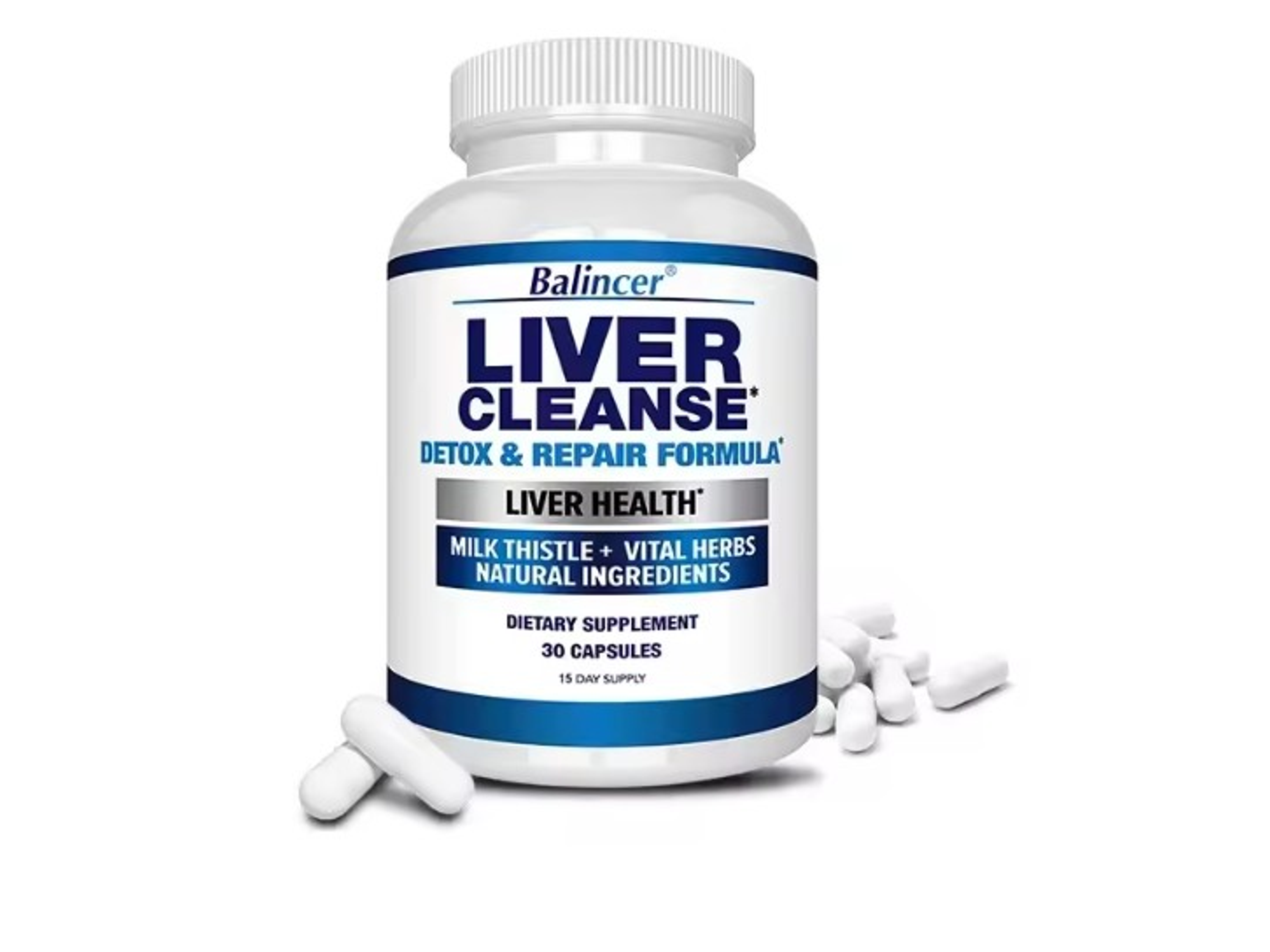 Suplemento natural con extracto de Silimarina para apoya la función hepática– 30 cápsulas 1