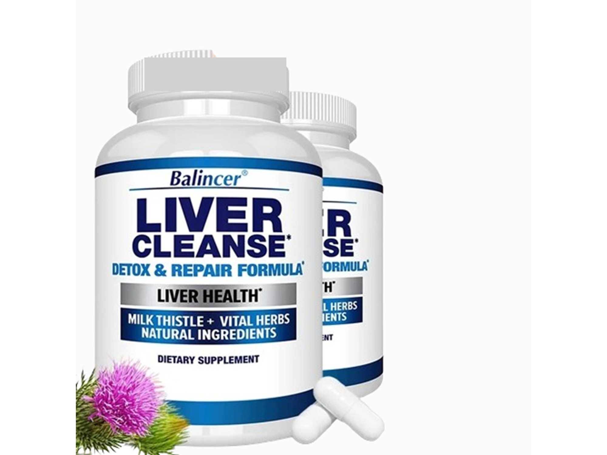 Suplemento natural con extracto de Silimarina para apoya la función hepática– 30 cápsulas 2