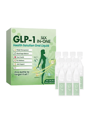 GLP-1 Líquido Oral – Soporte Corporal 6 en 1  – 7 unidades