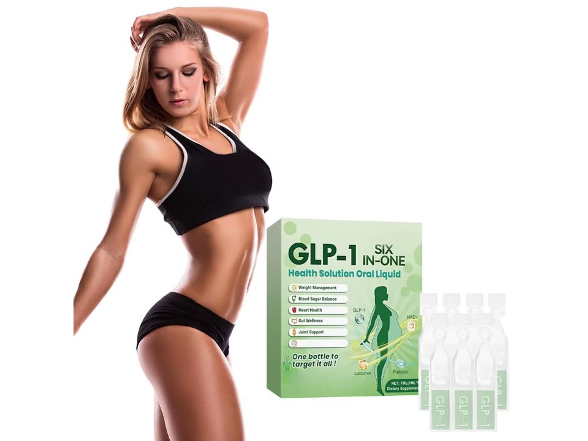 GLP-1 Líquido Oral – Soporte Corporal 6 en 1  – 7 unidades 2