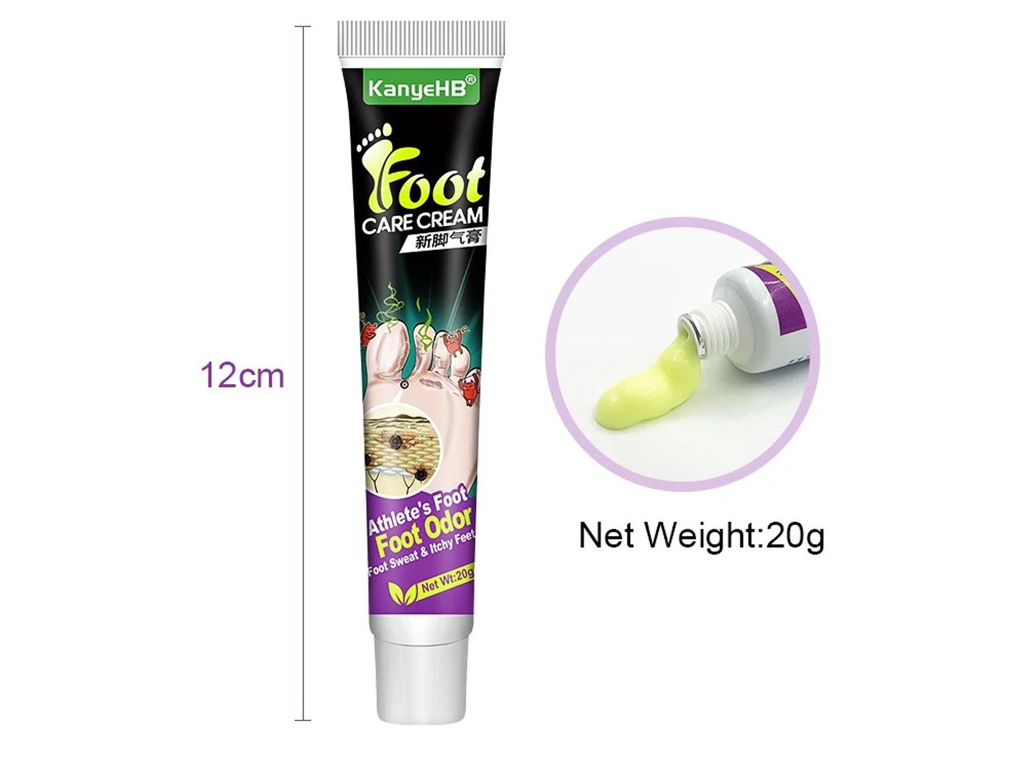 Crema contra el Mal Olor de Pies – Chao Mal Olor 20 g 1